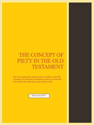 cover image of The Concept of Piety in the Old Testament